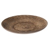 Wooden Round Burnt Plate 29cm [889895]