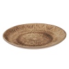 Wooden Round Burnt Plate 29cm [889895]