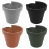 Plastic Drainpipe Flower Pots