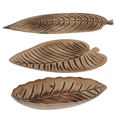 Wooden Decorative Leaf Plate