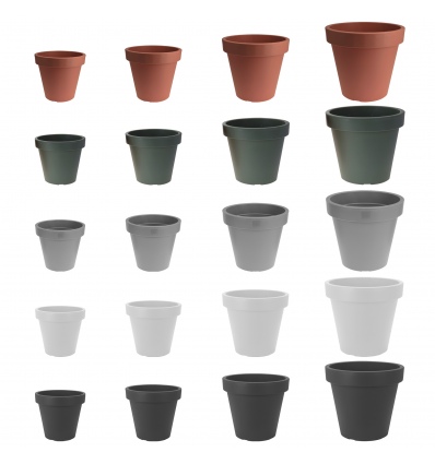 Round Flower Pots