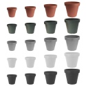 Round Flower Pots