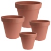 Round Flower Pots