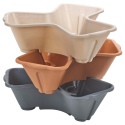 Stackable Flower Pot Trio 38x38x11cm [872018]