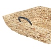 Large Woven Water Hyacinth Square Basket 51x18cm [231779]