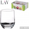 LAV 6 x 205ml Drinking Tumblers