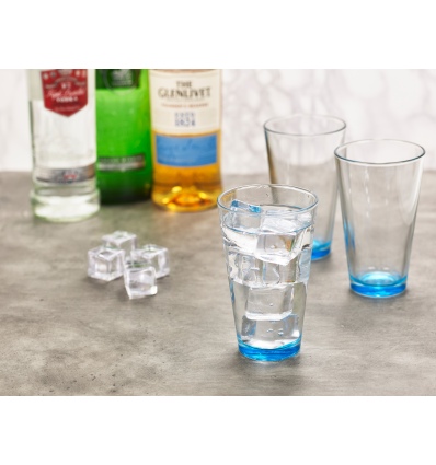 LAV 3 PCS 32cl Drinking Glasses Set - Blue [257611]