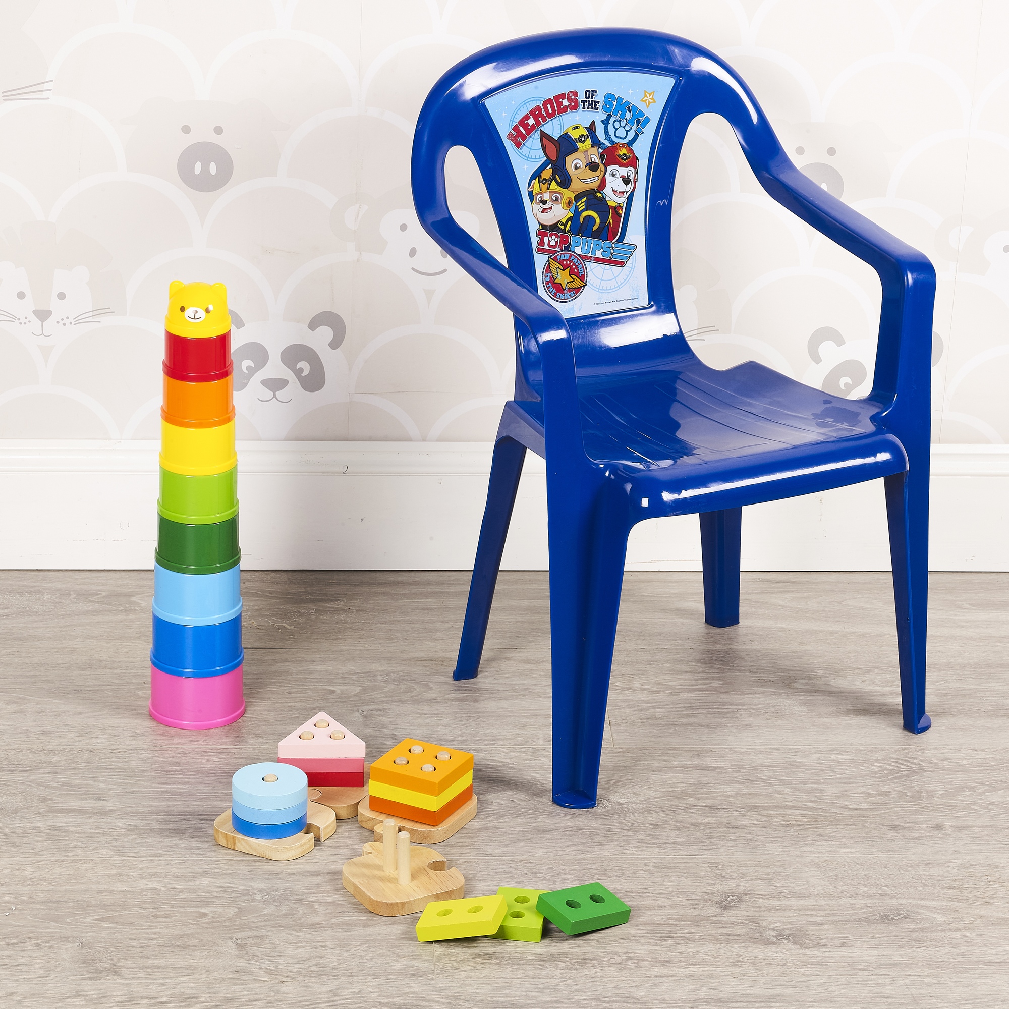 paw patrol plastic chair