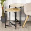 Wooden MDF Tables with Metal Frames