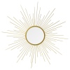 Sun Shape Gold Metal Mirror 60cm [534569]