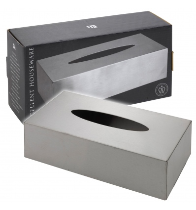 4 PCS Stainless Steel Tissue Box Set