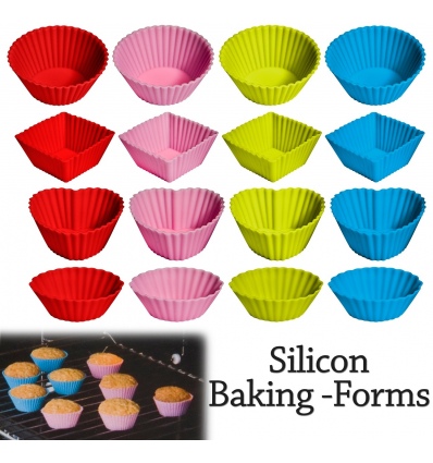 12 pcs Silicone Baking Forms 278292