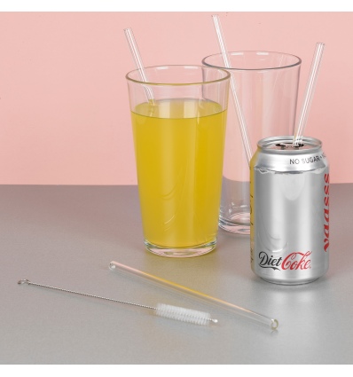 5 PCS Glass Drinking Straws [344046]