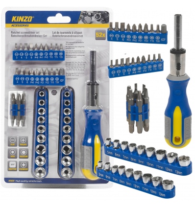 Rachet Screwdriver Set 52 Pcs [166216]