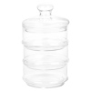 Stackable 3 Tier Glass Candy Jar D125xH220MM [121463]