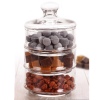 Stackable 3 Tier Glass Candy Jar D125xH220MM [121463]