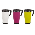 Portable Travel Mug With Handle in Asst. Colours