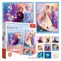 Puzzles - 2in1 + memos - A mysterious land / Disney Frozen 2 [90814]