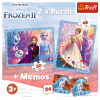 Puzzles - "2in1 + memos" - A mysterious land / Disney Frozen 2 [90814]