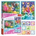 Puzzles - 2in1+memos - Marvelous princess world / Disney Princess [90815]