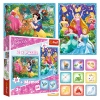 Puzzles - "2in1+memos" - Marvelous princess world / Disney Princess [90815]