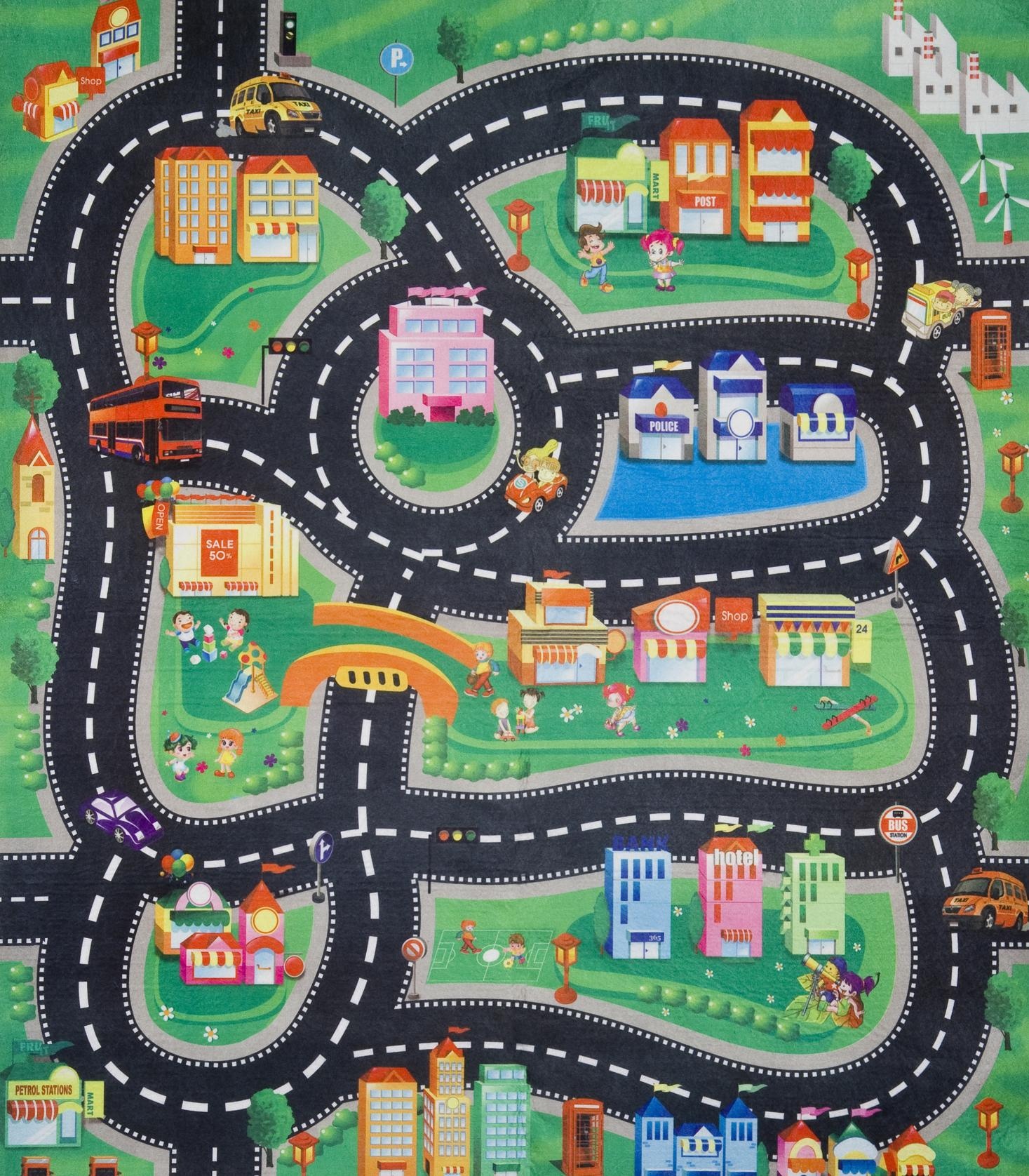 children's road play mat