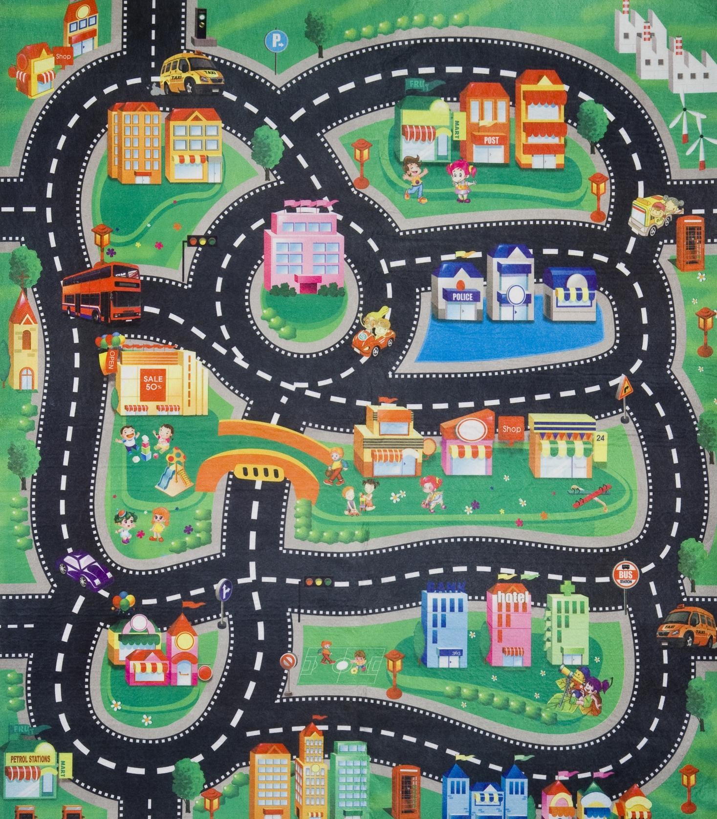 car road play mat