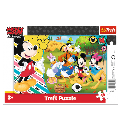 Puzzles - "15 Frame" - Mickey in the countryside / Disney Mickey Mouse and Friends [31353]