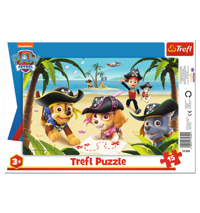 Puzzles - "15 Frame" - Friends from Paw Patrol / Viacom PAW Patrol [31350]