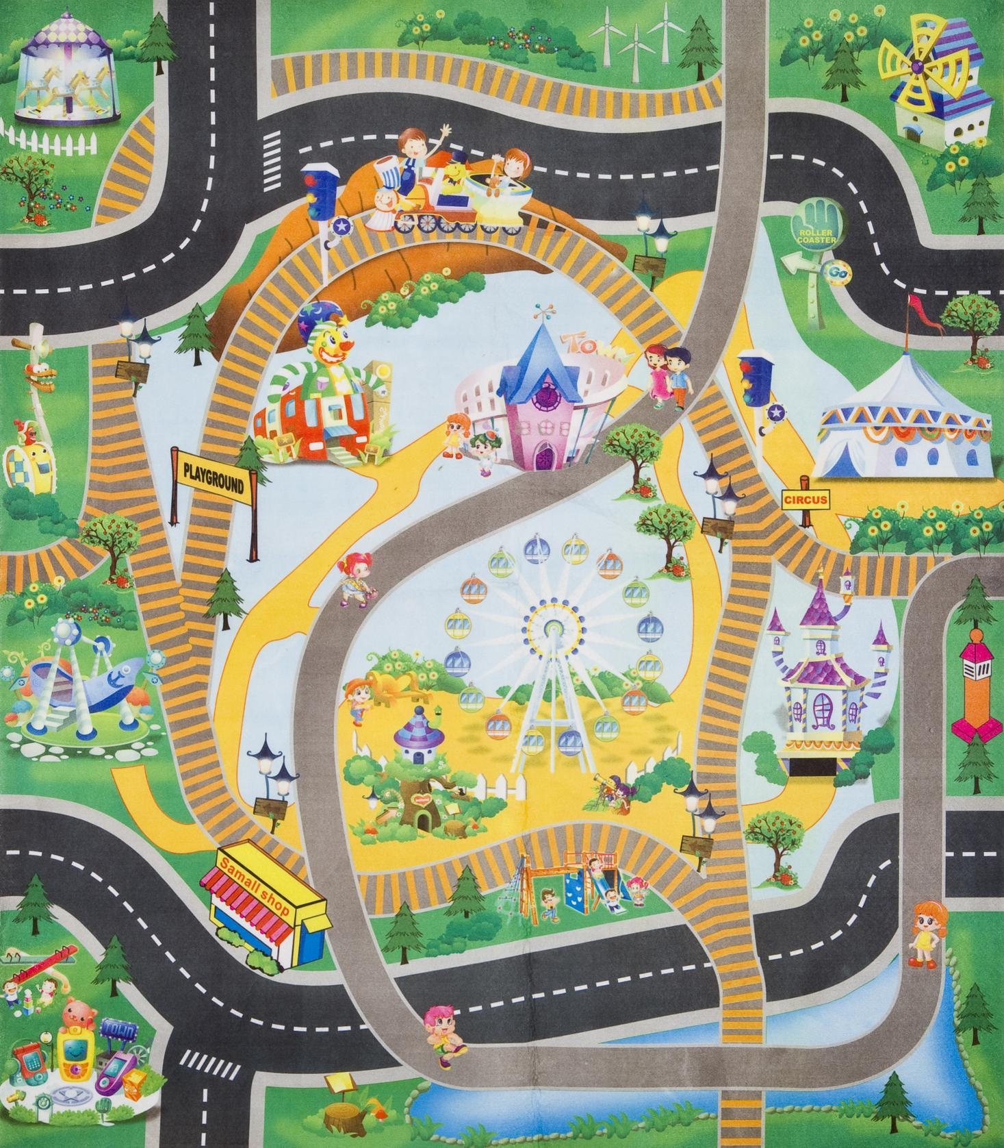 construction play mat
