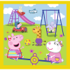 Puzzles - "3in1" - Peppa's happy day / Peppa Pig [34849]