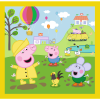 Puzzles - "3in1" - Peppa's happy day / Peppa Pig [34849]