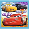 Puzzles - "3in1" - Preparations for the race / Disney Cars 3 [34848]