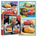 Puzzles - 3in1 - Preparations for the race / Disney Cars 3 [34848]