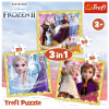 Puzzles - "3in1" - The power of Anna and Elsa / Disney Frozen II [34847]