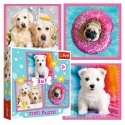 Puzzles - 3in1 - Dogs in the bath [34845]