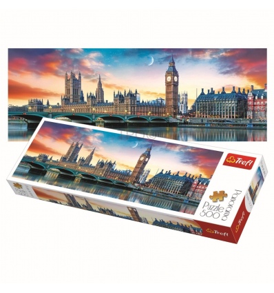 Puzzles - "500 Panorama" - Big Ben and Palace of Westminster, London / Trefl [29507]