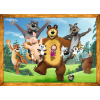 Puzzles - "4in1" - Masha's forest adventures / Animaccord Masha and the Bear [34329]