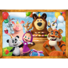 Puzzles - "4in1" - Masha's forest adventures / Animaccord Masha and the Bear [34329]