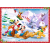 Puzzles - "4in1" - Christmas time / Disney Standard Characters [34325]