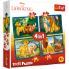 Puzzles - "4in1" - The Lion King and friends / Disney The King Lion [34317]