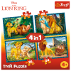 Puzzles - "4in1" - The Lion King and friends / Disney The King Lion [34317]