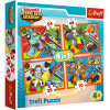 Puzzles - "4in1" - Transformers Academy / Hasbro Transformers Rescue Bots Academy [34313]