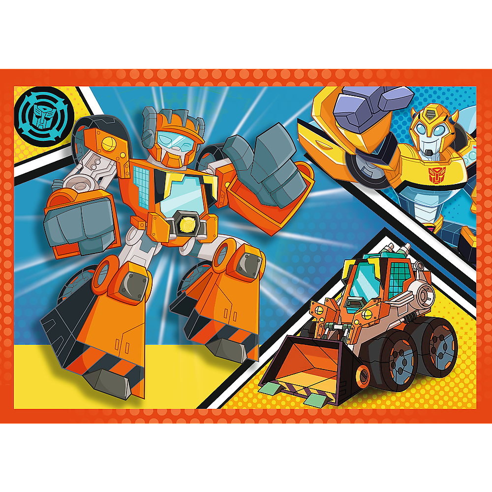 Trefl 4 In 1 35 + 48 + 54 + 70 Piece Kids Transformer Academy Jigsaw ...