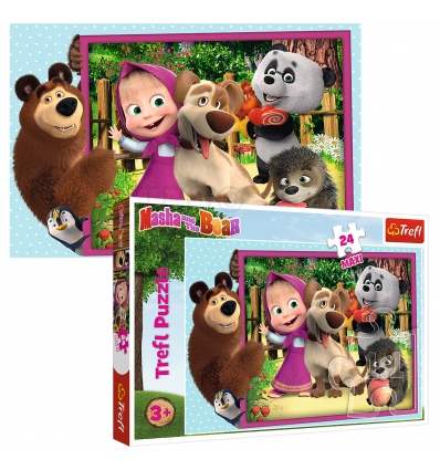 Puzzles - "24 Maxi" - Masha and Bear / Animaccord Masha and the Bear [14301]