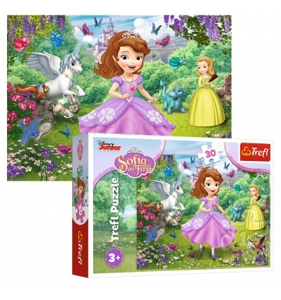 Puzzles - "30" - Sofia in the garden / Disney Sofia the First [18252]