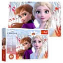 Puzzles - 60 - The enchanted world of Anna and Elsa / Disney Frozen 2 [17333]