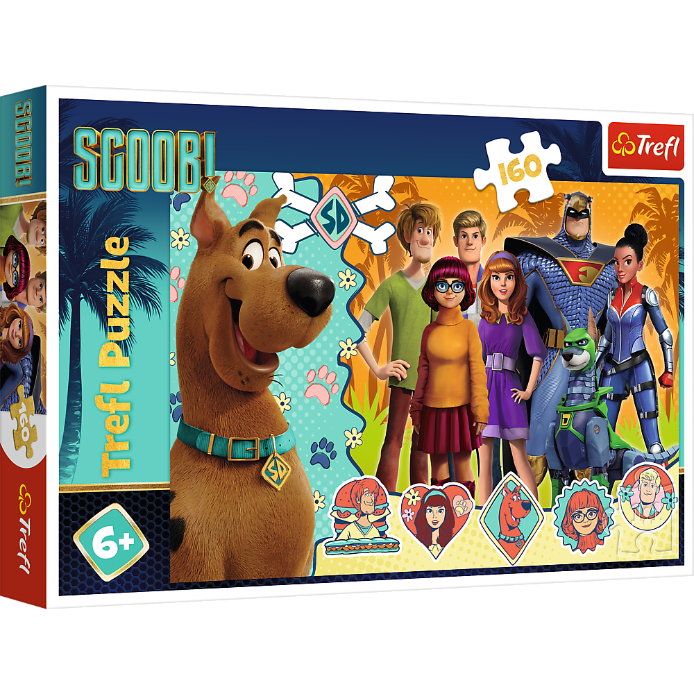 Trefl 160 Piece Kids Large Warner Scooby Doo In Action Scoob Movie ...
