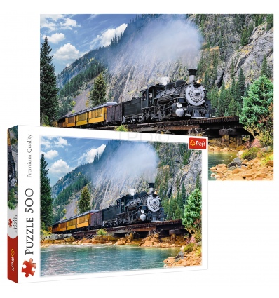 Puzzles - "500" - Mountain train [37379]