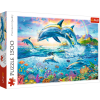 Puzzles - "1500" - Dolphin family [26162]